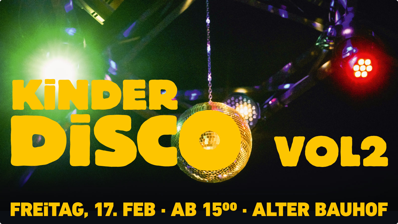 KOMA PLAKAT ›KiNDERDiSCO VOL2‹